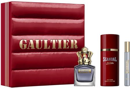 Jean Paul Gaultier Scandal Pour Homme Woda Toaletowa 100  ml + Woda Toaletowa  10  ml + dezodorant spray 150  ml