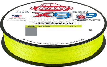 Berkley Plecionka spinningowa X9 Flame Green 0,06 150 96216