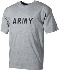 Mfh Koszulka Z Napisam Army Szara 160G/M2 Xxl