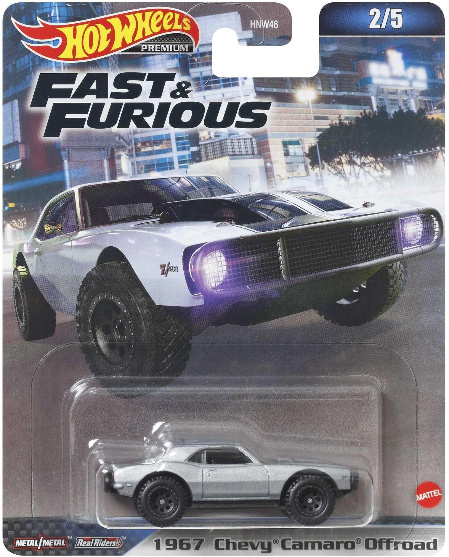 ミニカー PHIL RIEHLMAN 10TH ANNIVERSARY 67 CAMARO Hot Wheels Premium Szybcy i wściekli 1967 Chevy Camaro