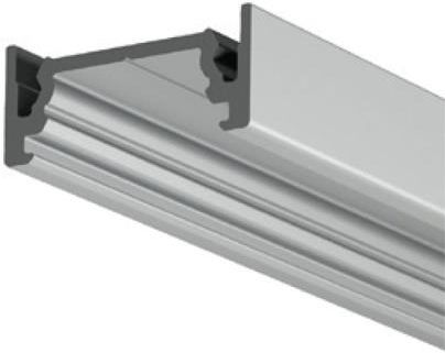 Profil aluminiowy LED SURFACE10.v2 anodowany z kloszem - 4mb