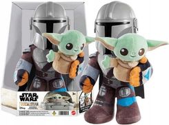 Mattel Star Wars Klan dwóch Grogu™ i Mandalorianin™ Pluszak z funkcją HNT52