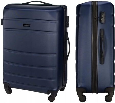 Średnia walizka WITTCHEN z ABS-u żłobiona