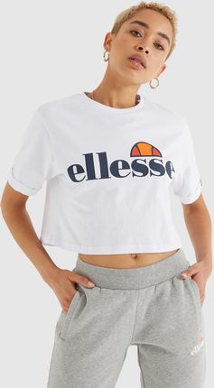 Damska Koszulka Ellesse Alberta Crop T-Shirt Sgs04484-611323 – Biały
