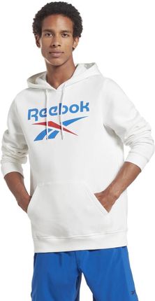 Męska Bluza Reebok RI Flc Big Logo Hood H54805 – Biały