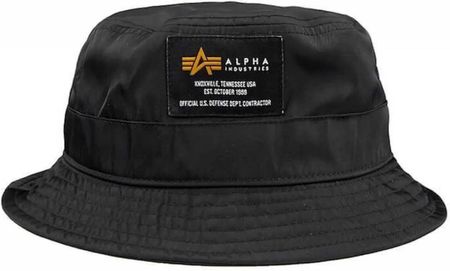 Alpha Industries Kapelusz Crew Bucket Hat 116912 03 Czarny
