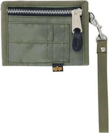 Portfel Alpha Industries Utility Wallet 108958 01 - Zielony