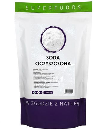 Soda oczyszczona Wodorowęglan sodu 1 kg - Medfuture || Oficjalny sklep MedFuture
