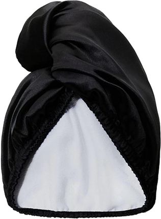 Glov Satin Towel Wrap Dwustronny Turban Satynowy Do Włosów Black
