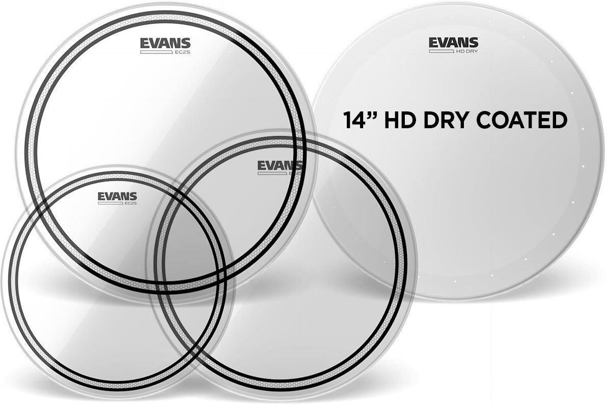Evans 10 12 14 EC2S Clear + 14 Genera HD Dry Coated (Level 360) Ceny
