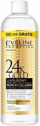 Eveline Cosmetics Eveline 24K gold 500 ml Płyn Micelarny