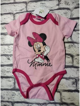 BODY DZIEWCZĘCE Z KRÓTKIM RĘKAWEM 74 CM MYSZKA MINNIE COOL CLUB