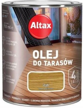 Altax Olej Do Tarasów Dąb 0,75l