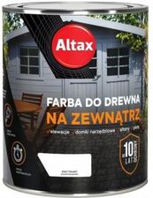 Zdjęcie Altax Farba Do Drewna Na Zewnątrz Biały Półmat 0,75l - Sulęcin