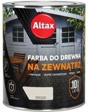 Zdjęcie Altax Farba Do Drewna Na Zewnątrz Beżowy Połysk 0,75l - Śrem