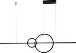 Azzardo Lampa Wisząca Okręgi Sara Az5259 Led 35W Metalowa Czarna