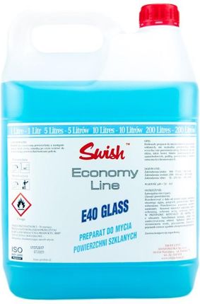 Swish E40 – Preparat do czyszczenia powierzchni szklanych – 5 l