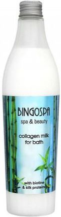 Bingo Cosmetics Kolagenowe mleczko do kąpieli z jedwabiem 400ml