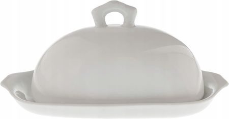 TADAR Maselniczka maselnica biała ceramika 20x10x9,5cm (5903313437950)