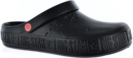 Kroksy męskie klapki BIG STAR II175001 czarne Rozmiar: 41