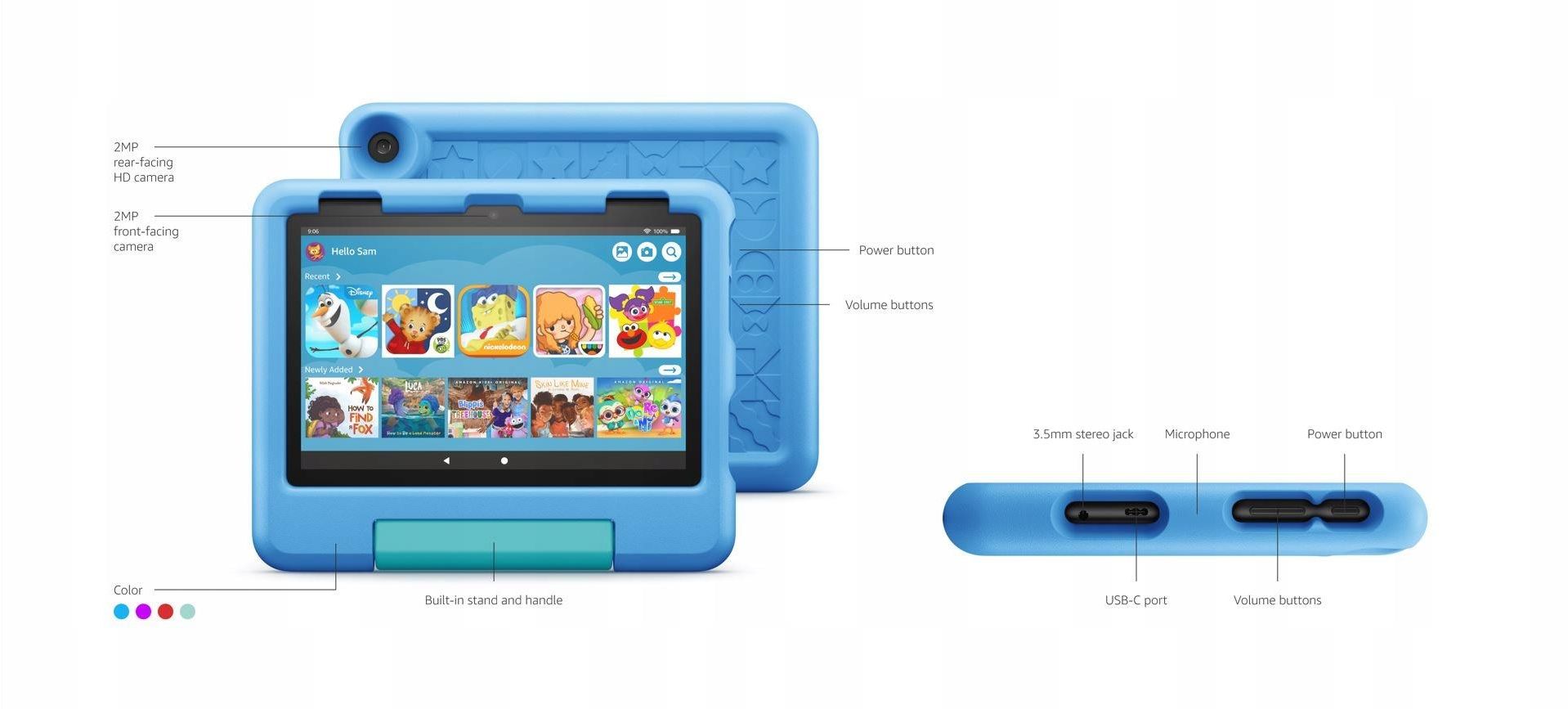 Amazon Fire HD 8 キッズモデル ブルー　32GB Amazon B0CVDVVSQQ Fire HD 8 キッズモデル 8インチ(32GB