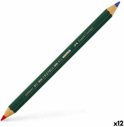Faber-Castell Ołówek 873 Color Czerwony Niebieski 4,3 Mm 12 Sztuk