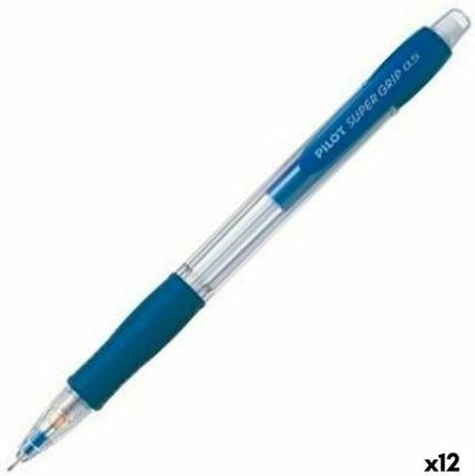 Pilot Ołówek Mechaniczny Super Grip Niebieski 0,5 Mm 12 Sztuk