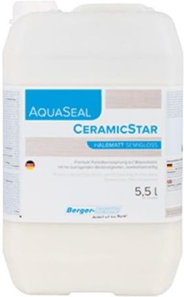 Berger Seidle Aqua-Seal Ceramicstar Lakier Dwuskładnikowy Półmat 5,5l