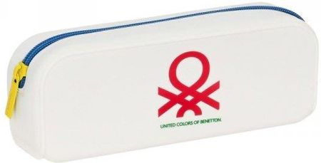 Benetton Torba szkolna Topitos Biały 18.5x7.5x5.5cm