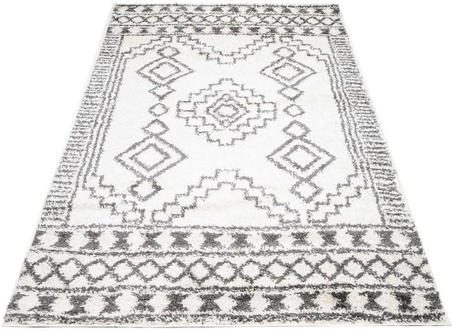 DywanyChodniki Dywan Shaggy Boho Delli 00.3963 Opak Dark Fume 120X170