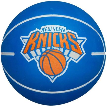 Wilson Nba Dribbler New York Knicks Mini Ball Wtb1100Pdqnyk Niebieski