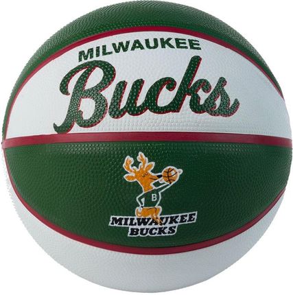 Wilson Nba Team Retro Milwaukee Bucks Mini Ball Wtb3200Xbmil Zielony
