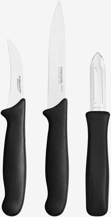 Fiskars Essential zestaw noży 3el (1065600)