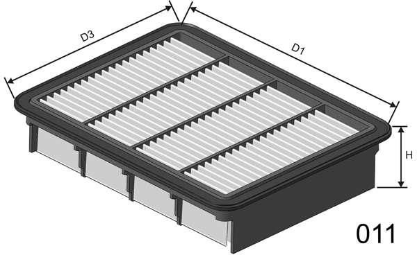 acquista ora blue print filtro aria ada102236 - spedizione in 24/48h prodotto