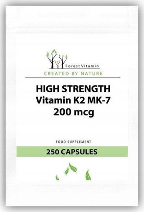 Forest Vitamin Witamina K2 / Mk7 200 Mcg 250 Kaps.