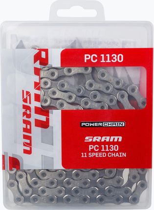 Sram Łańcuch Rowerowy Cn Pc1130 120Li W Pwr Lck 11S Srebrny 002518006010