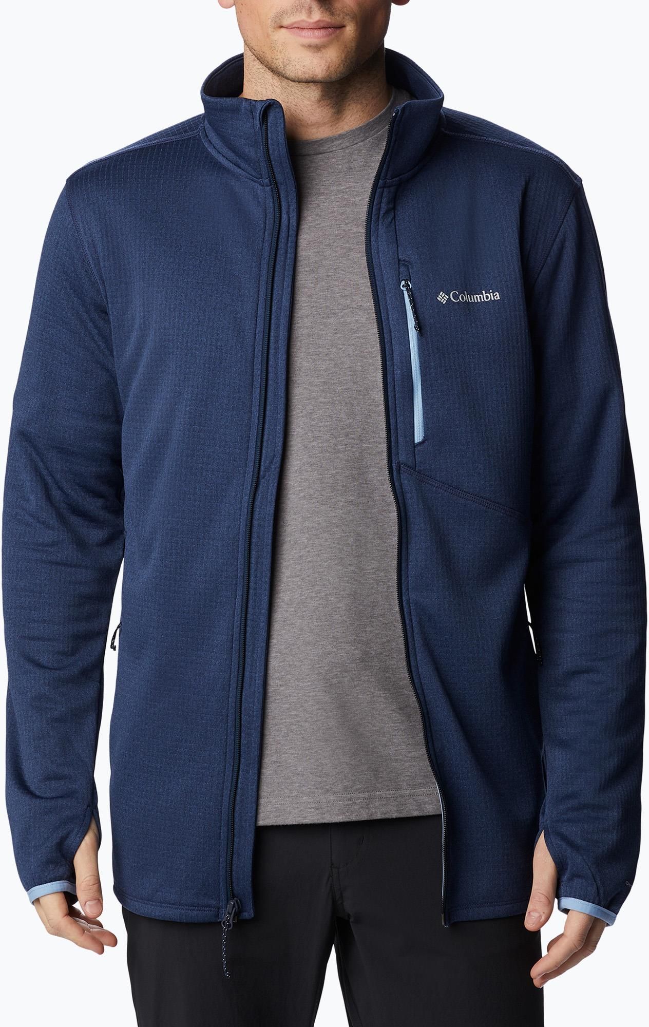 Columbia Bluza Trekkingowa M Ska Park View Fleece Fz Granatowa