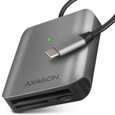 Axagon czytnik kart CRE-S3C, USB-C 3.2 GEN 1, 3-slot & lun SD/microSD/CF, obsługa UHS-II (CRES3C)