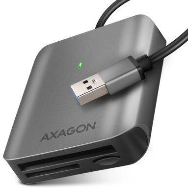 AXAGON czytnik kart CRE-S3, USB-A 3. 2 GEN 1, 3-slot lun SD/microSD/CF, obsługa UHS-II
