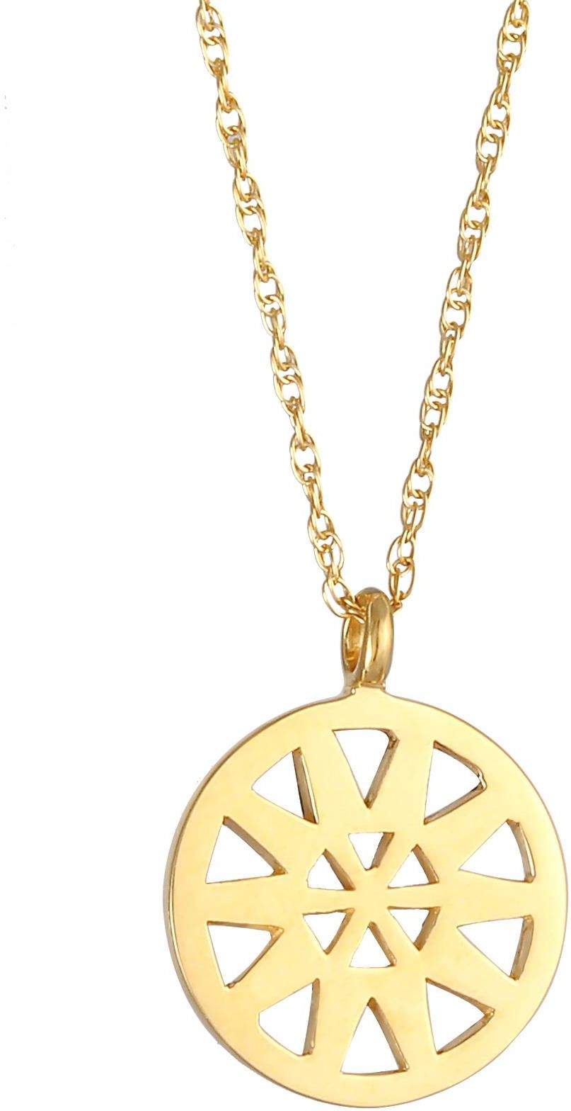 Elli Montagne Alpi monete ciondolo viaggio in argento sterling 925 Collana ✔️ acquista online