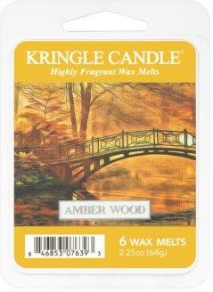 Kringle Candle Amber Wood 64 G Wosk Zapachowy Kccamwh_Dvar05