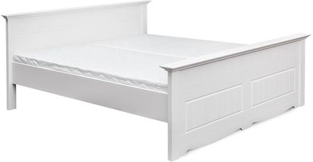 Łóżko Białe Z Drewna Belluno Elegante 140X200 19557