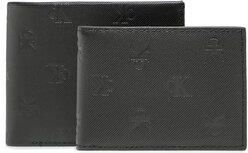 Duży Portfel Męski Calvin Klein Jeans - Monogram Soft Bifold+Card Aop K50K510438 0GJ