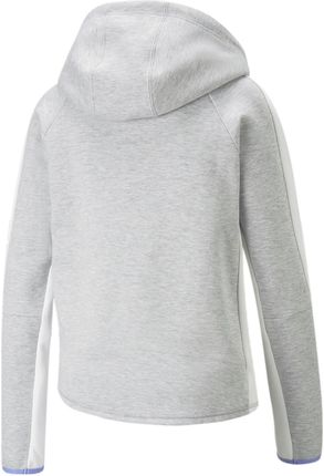 BLUZA Z KAPTUREM DAMSKA PUMA EVOSTRIPE SZARA 67308504 - zdjęcie 2