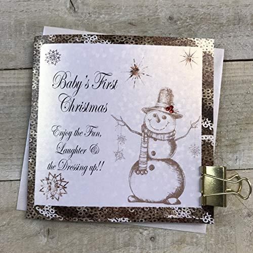 Album Fotografico White Cotton Cards New Baby Rosa, Fatto A Mano, 16 Tasche, Per 32 Foto 15x10cm, In Scatola Regalo