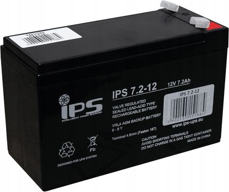 Mw Power Akumulator Ips 7.2-12 Vrla Agm (6-9Lat) 7,2Ah/12V (IPS7212)
