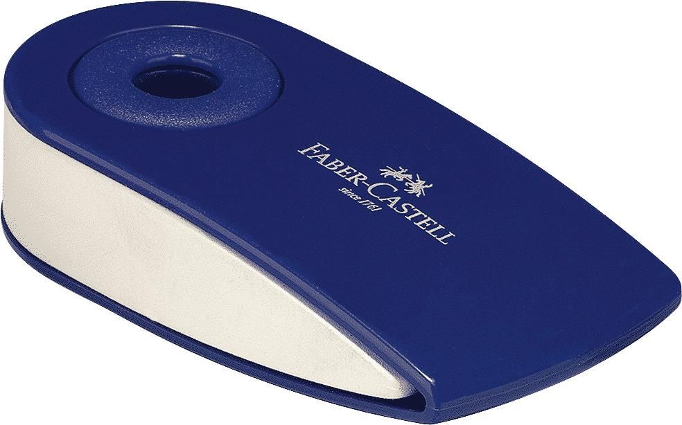 Faber Castell gum Faber-Castell SLEEVE MINI rood/blauw display a 24 assorti