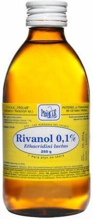 Rivanol 0,1% płyn na stany zapalne skóry 250g