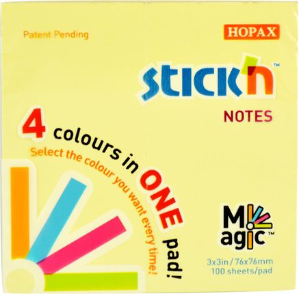 Hopax Stick'N Magic Pads Karteczki Samoprzylepne Pastelowe
