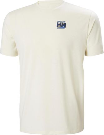 Helly Hansen Męska Koszulka Z Krótkim Rękawem Skog Recycled Graphic T Shirt 63082048 Beżowy